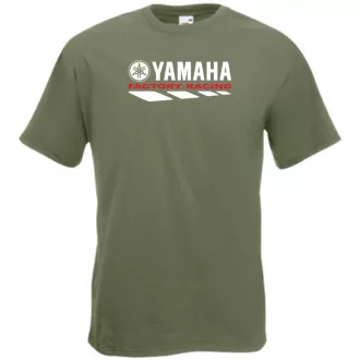 Motor fan Yamaha Factory Racing férfi rövid ujjú póló