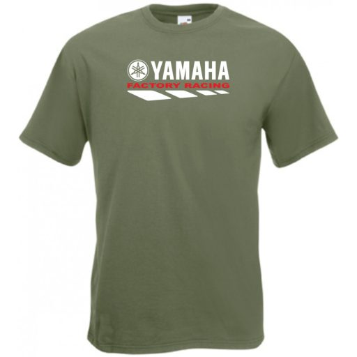 Motor fan Yamaha Factory Racing férfi rövid ujjú póló