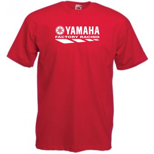 Motor fan Yamaha Factory Racing férfi rövid ujjú póló