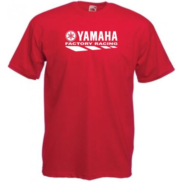 Motor fan Yamaha Factory Racing férfi rövid ujjú póló