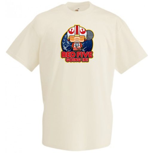 Humor - Kicsike Luke - Piros 5-ös jelentkezik gyerek rövid ujjú póló