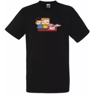 Humor Kicsike Capt Kirk & Spock gyerek rövid ujjú póló