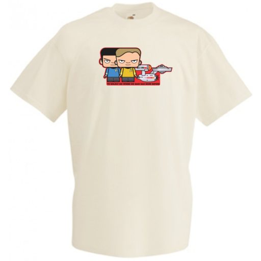 Humor Kicsike Capt Kirk & Spock gyerek rövid ujjú póló