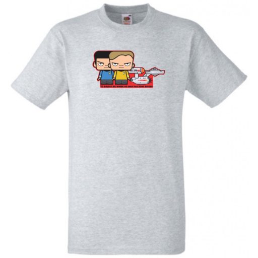 Humor Kicsike Capt Kirk & Spock gyerek rövid ujjú póló