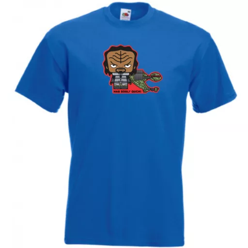Humor Kicsike Klingon Worf férfi rövid ujjú póló