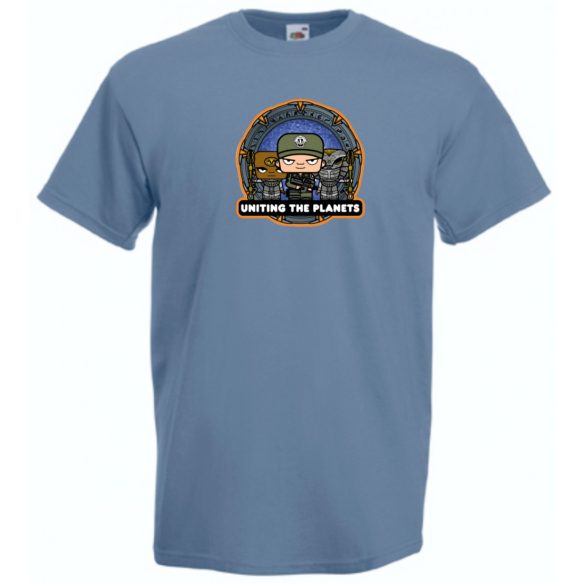 Humor - Kicsike - Csillagkapu férfi rövid ujjú póló