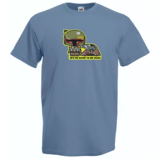 Humor Kicsike - Boba Fett Bounty Hunter férfi rövid ujjú póló