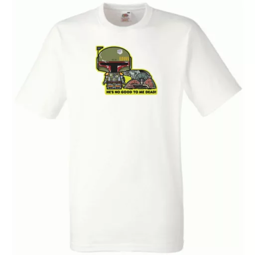 Humor Kicsike - Boba Fett Bounty Hunter férfi rövid ujjú póló
