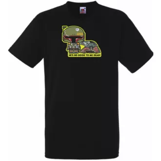   Humor Kicsike - Boba Fett Bounty Hunter férfi rövid ujjú póló