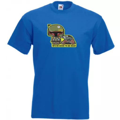Humor Kicsike - Boba Fett Bounty Hunter férfi rövid ujjú póló