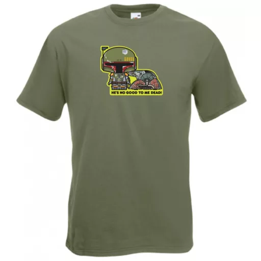 Humor Kicsike - Boba Fett Bounty Hunter férfi rövid ujjú póló