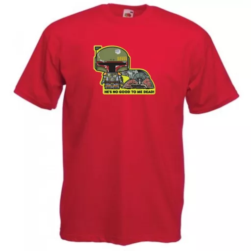 Humor Kicsike - Boba Fett Bounty Hunter férfi rövid ujjú póló