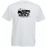 Auto fan Retro VW Golf férfi rövid ujjú póló