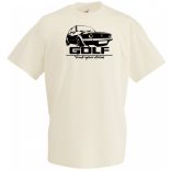 Auto fan Retro VW Golf férfi rövid ujjú póló
