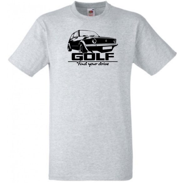 Auto fan Retro VW Golf férfi rövid ujjú póló