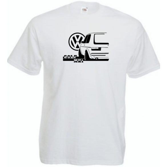 Auto fan Retro VW Golf férfi rövid ujjú póló