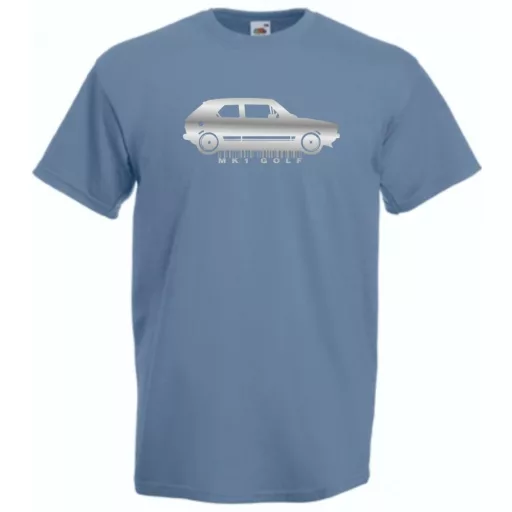Auto fan Retro VW Golf férfi rövid ujjú póló