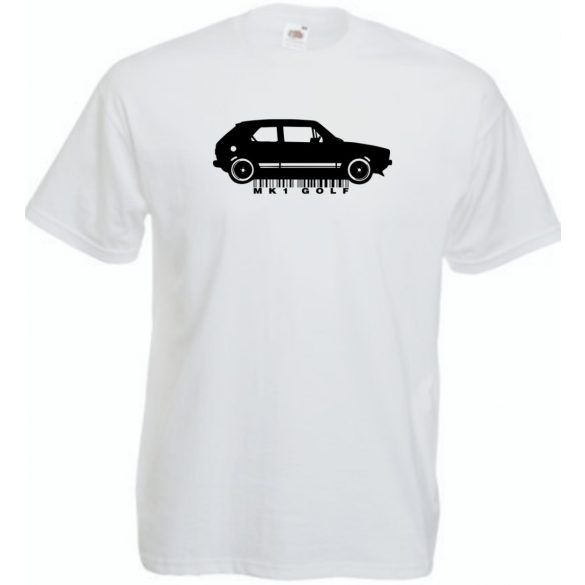 Auto fan Retro VW Golf férfi rövid ujjú póló