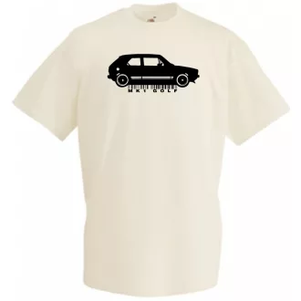 Auto fan Retro VW Golf férfi rövid ujjú póló