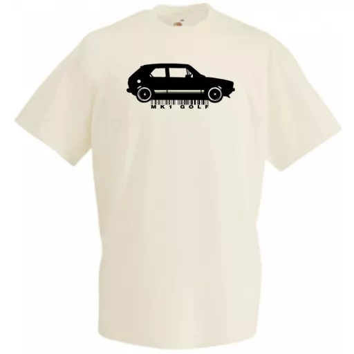 Auto fan Retro VW Golf férfi rövid ujjú póló