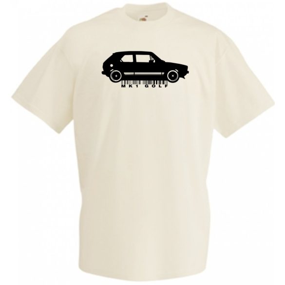 Auto fan Retro VW Golf férfi rövid ujjú póló