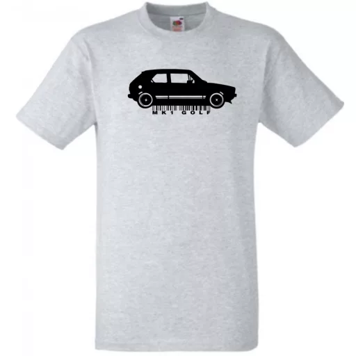 Auto fan Retro VW Golf férfi rövid ujjú póló