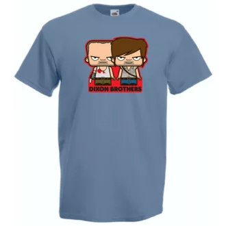   Humor Kicsike Dixon Brothers - Walking Dead stílus férfi rövid ujjú póló