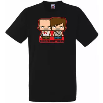   Humor Kicsike Dixon Brothers - Walking Dead stílus férfi rövid ujjú póló