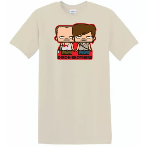 Humor Kicsike Dixon Brothers - Walking Dead stílus férfi rövid ujjú póló