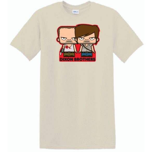 Humor Kicsike Dixon Brothers - Walking Dead stílus férfi rövid ujjú póló