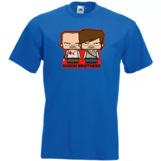   Humor Kicsike Dixon Brothers - Walking Dead stílus férfi rövid ujjú póló
