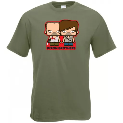Humor Kicsike Dixon Brothers - Walking Dead stílus férfi rövid ujjú póló