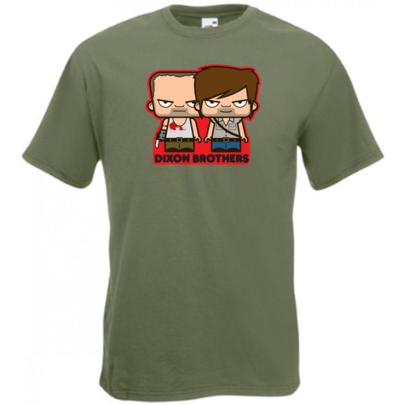 Humor Kicsike Dixon Brothers - Walking Dead stílus férfi rövid ujjú póló