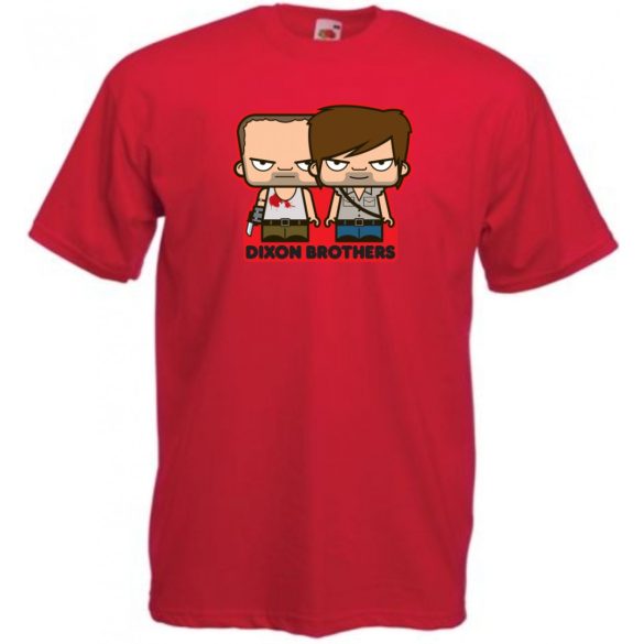 Humor Kicsike Dixon Brothers - Walking Dead stílus férfi rövid ujjú póló