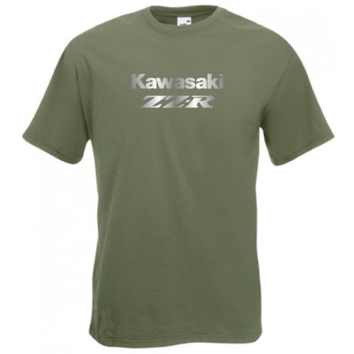 Motor fan Kawasaki ZZ-R férfi rövid ujjú póló
