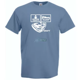 Eat Sleep Drift férfi rövid ujjú póló
