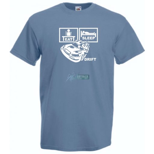 Eat Sleep Drift férfi rövid ujjú póló