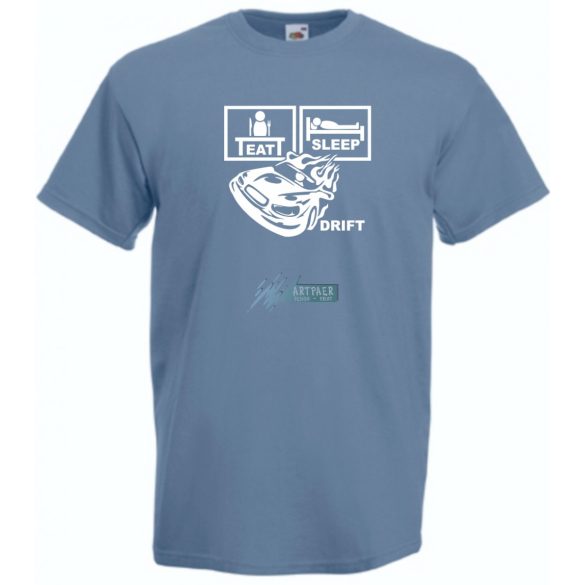 Eat Sleep Drift férfi rövid ujjú póló