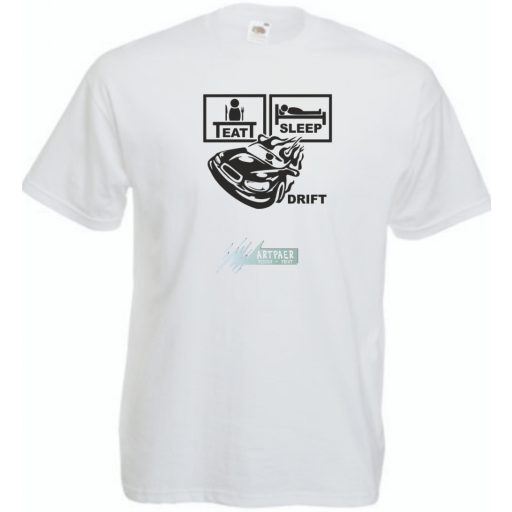 Eat Sleep Drift férfi rövid ujjú póló
