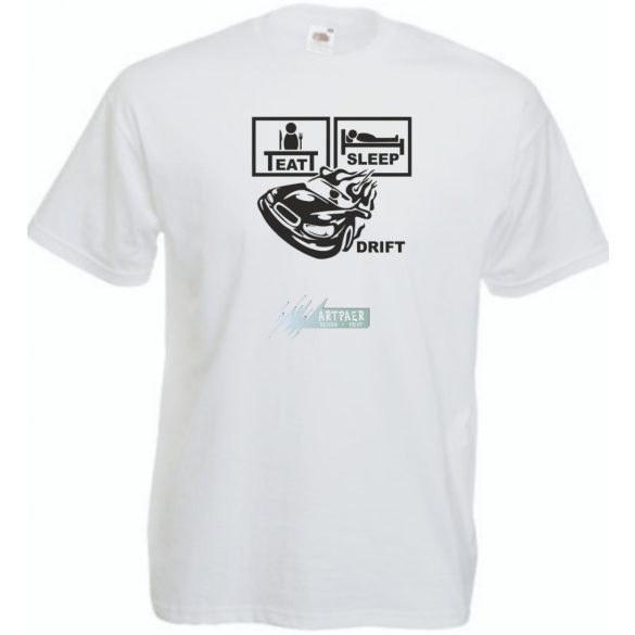 Eat Sleep Drift férfi rövid ujjú póló