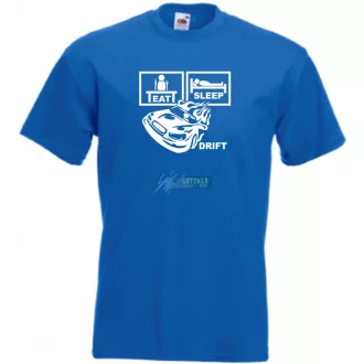 Eat Sleep Drift férfi rövid ujjú póló