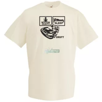 Eat Sleep Drift férfi rövid ujjú póló