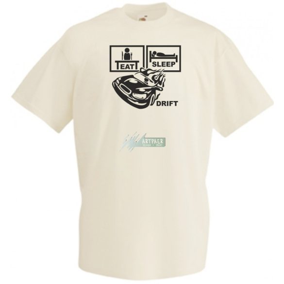 Eat Sleep Drift férfi rövid ujjú póló