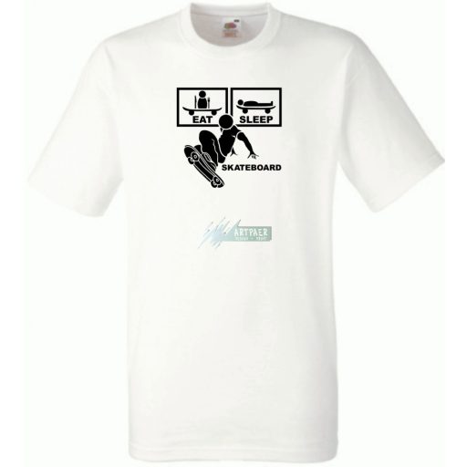 Eat Sleep Skateboard férfi rövid ujjú póló