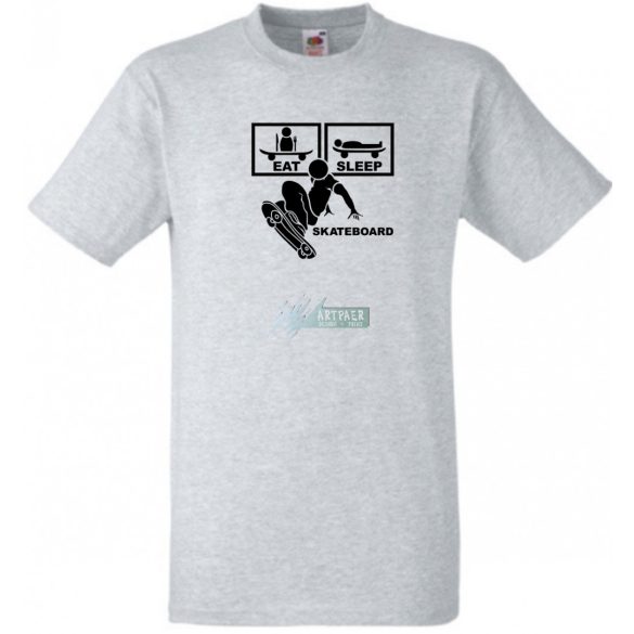 Eat Sleep Skateboard férfi rövid ujjú póló