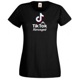 Tik-Tok Hercegnő női rövid ujjú póló