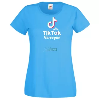 Tik-Tok Hercegnő női rövid ujjú póló