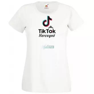 Tik-Tok Hercegnő női rövid ujjú póló