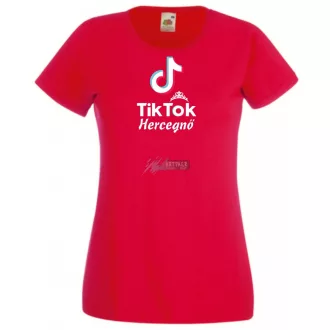 Tik-Tok Hercegnő női rövid ujjú póló