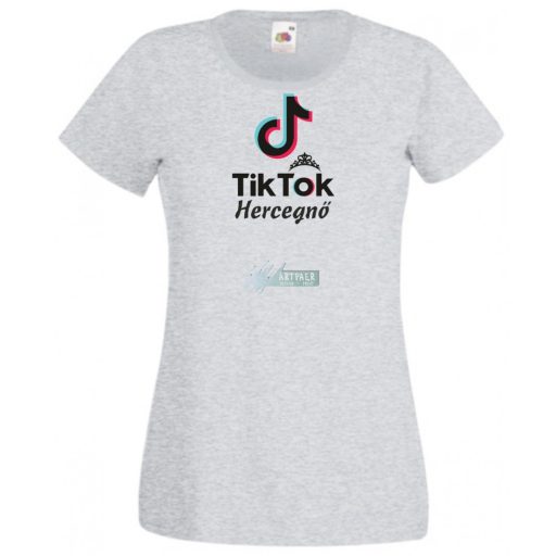 Tik-Tok Hercegnő női rövid ujjú póló